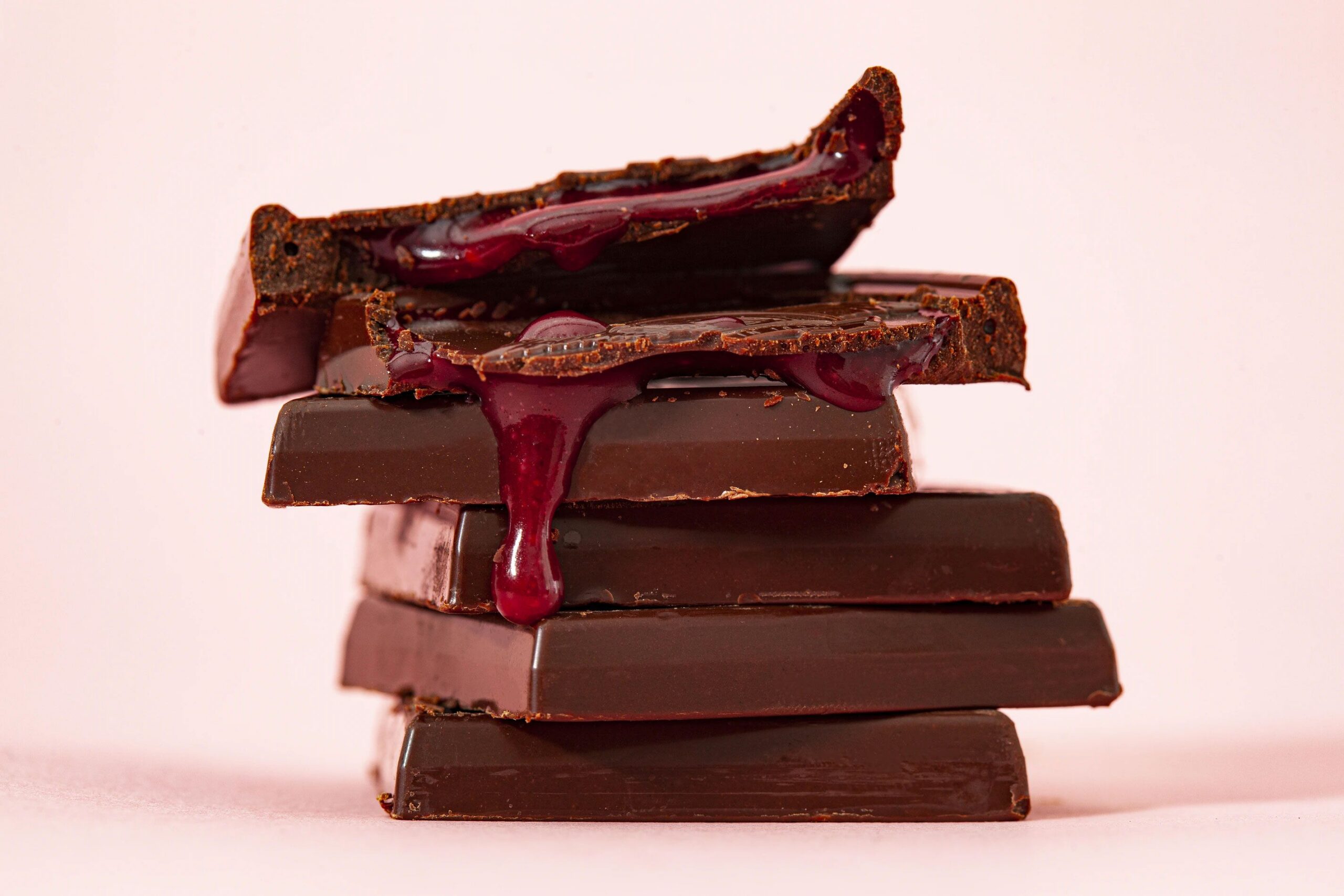 Chocolate Stacked With Sauce Chocolate Stacked with Sauce
